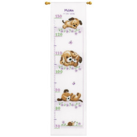 Vervaco Stickset Spielende Hunde