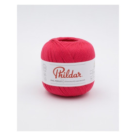 Fil crochet Phildar  Phil Perle 5 Framboise