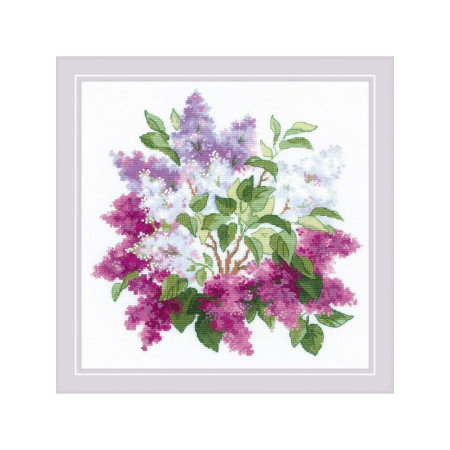 Riolis Kit de broderie Fleurs de lilas