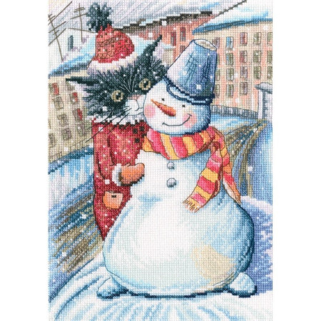 RTO Borduurpakket Er waren katten. 