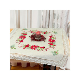 Duftin Poinsettia pillowcase