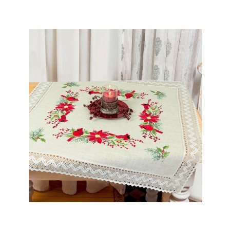 Duftin Poinsettia pillowcase