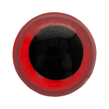 Dierenoog 8 mm rood
