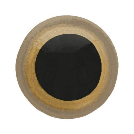 Dierenoog 15 mm goud