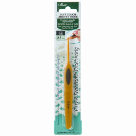 Clover Crochet hook soft touch 2,5 mm