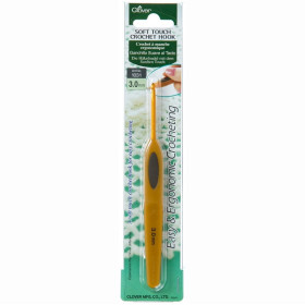Clover Crochet hook soft touch 3 mm