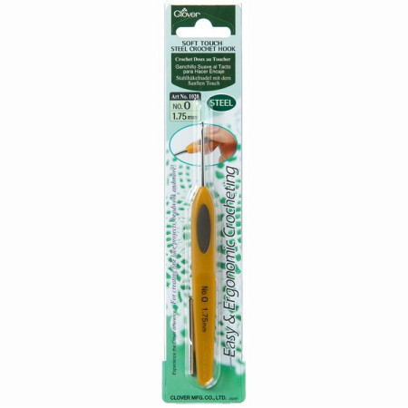 Clover Crochet hook soft touch 1,75 mm