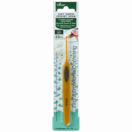 Clover Crochet hook soft touch 2 mm