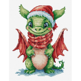 Luca-S Kit de broderie Le dragon heureux