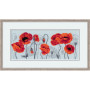 Riolis Embroidery kit Scarlet Poppies