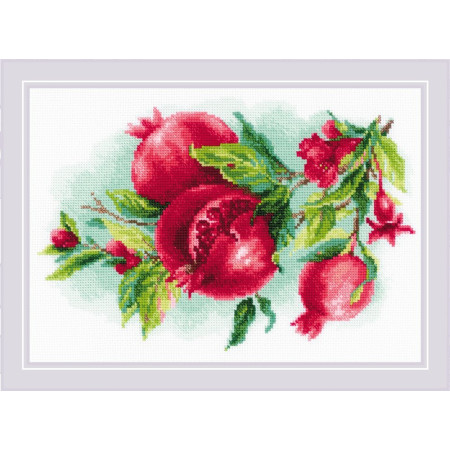 Riolis Embroidery kit Juicy Pomegranate