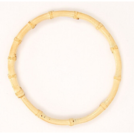   Bag handles bamboo nature 15 cm
