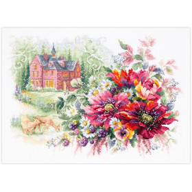 Embroidery kit The Old Manor