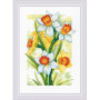 Riolis Embroidery kit Spring Glow Daffodils