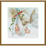 Embroidery kit A gift from a stork