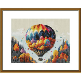 Embroidery kit Autumn travel