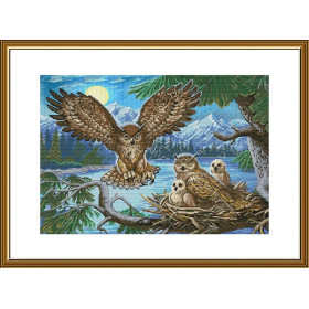 Embroidery kit My family