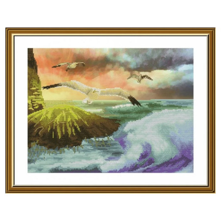 Embroidery kit The light of the morning dawn