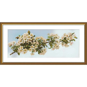 Kit de broderie Le printemps au jardin