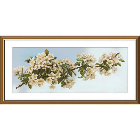 Kit de broderie Le printemps au jardin