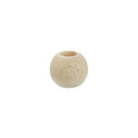 Macramé beads 15 mm wood