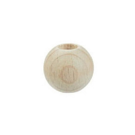 Houten macramé kralen 20 mm
