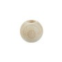 Macramé beads 20 mm wood