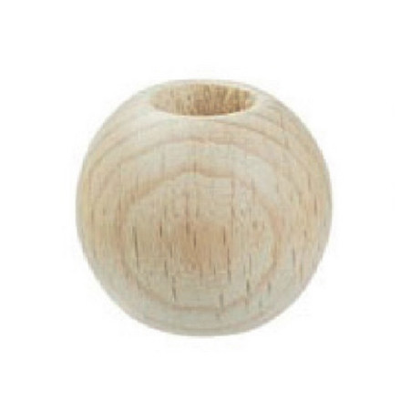 Houten macramé kralen 30 mm