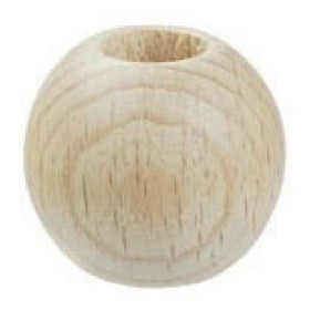 Houten macramé kralen 40 mm