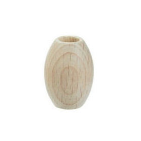 Makramee perlen Oval 20 x 30 mm holz