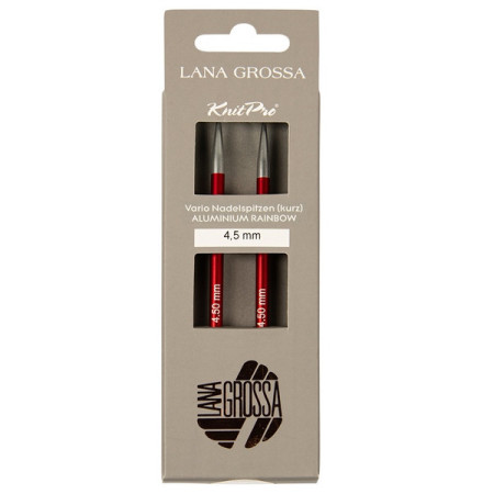 Lana Grossa Vario Rainbow short interchangeable circular needles 4,5 mm