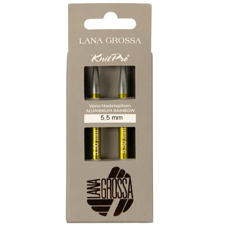 Lana Grossa Vario Rainbow rondbreinaald punten 5,5 mm