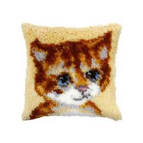 Kit coussin au point noué chat nr 4018