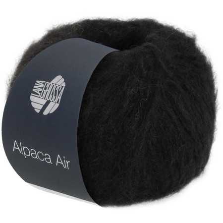 Lana Grossa Alpaca Air Schwarz 12