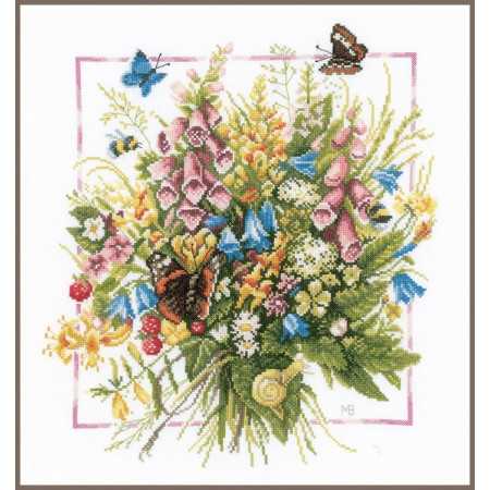 Kit de broderie Bouquet d'été