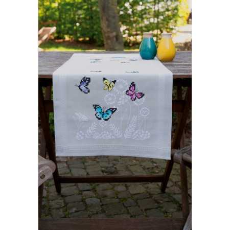 Table runner kit Butterfly dance