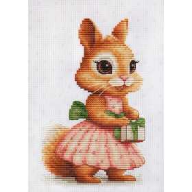 Luca-S Stickset Das Geschenk des Eichhörnchens