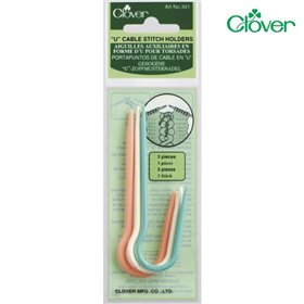 Cable stitch holder U-shaped