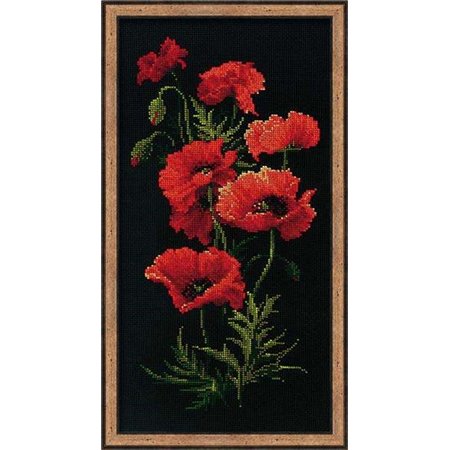 Riolis Embroidery kit Poppies