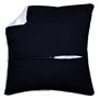 Dos de coussin avec fermeture - noir