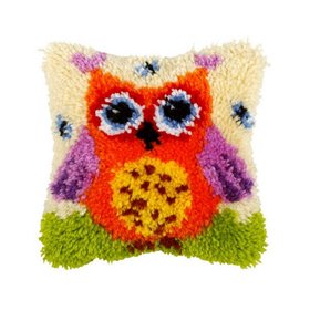 Kit coussin au point noué Hibou nr 4007