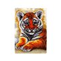Kit tapis au point noué jeune tigre 4121