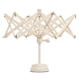 Wollhaspel mit Standfuss beige