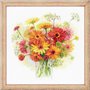 Riolis Embroidery kit Watercolor Gerberas