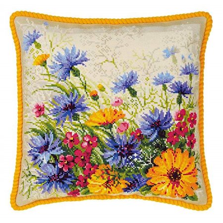 Kit coussin au point croix Pelouse mauresque