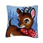 Kit coussin au point croix Cerf