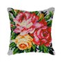 Latch hook cushion kit Roses nr 4156