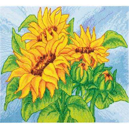 Embroidery kit Sunflowers