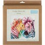 Borduurpakket Zebras