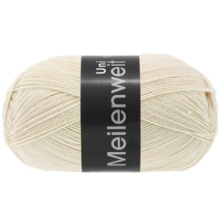 Lana Grossa Meilenweit Uni 100 Lichtbeige 1387